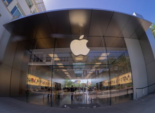 nejhodnotnejsi spolecnost sveta apple a sklenena budova