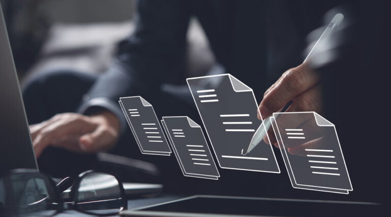 koncept digitalnich smluv od spolecnosti docusign