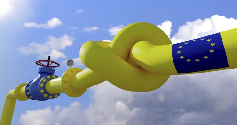 uzel plynovodů, koncept plynové krize v Evropě