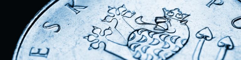 Česká jednokorunová mince, koncept české ekonomiky