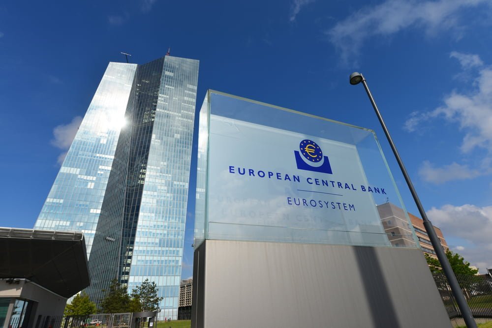 Sídlo Evropské centrální banky ve Frankfurtu nad Mohanem, úroková sazba ECB