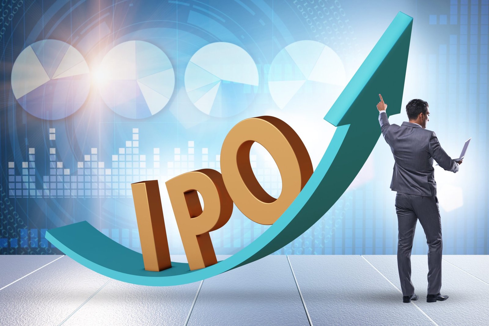 Businessman,In,The,Initial,Public,Offering,Ipo,Concept